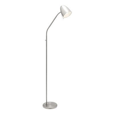 Sara Metal Floor Lamp, Chrome