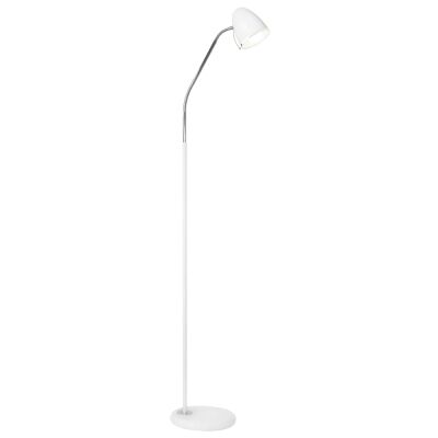 Sara Metal Floor Lamp, White