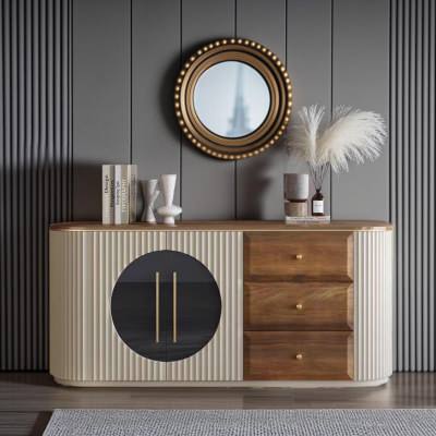 Lusien Modern 2 Door 3 Drawer Sideboard, 160cm