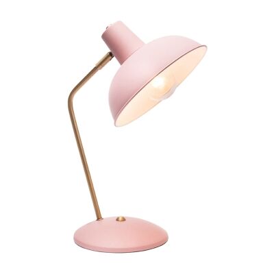Lucy Metal Desk Lamp, Blush