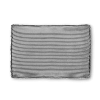 Lorton Corduroy Fabric Lumbar Cushion, Grey