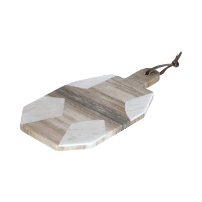 Buxaus Marble Paddle Serving Board, 20x35cm