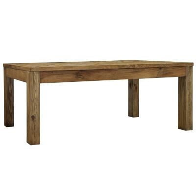 Mandalay Recycled Pine Timber Dining Table, 200cm