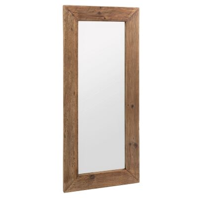 Bexhill Recycled Timber Frame Floor Mirror, 180cm