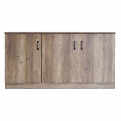 Alaska 3 Door Credenza, 146cm, Rustic Oak