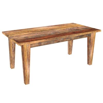 Petherton Solid Mango Wood Timber 220cm Dining Table