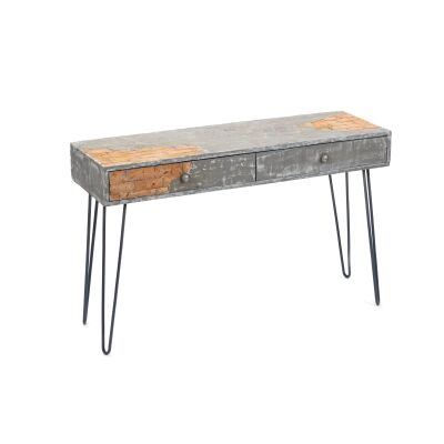 Brickon 2 Drawer Desk / Console Table, 120cm