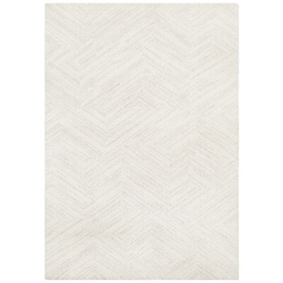 Alpine No.844 Modern Rug, 340x240cm, Ivory / Silver