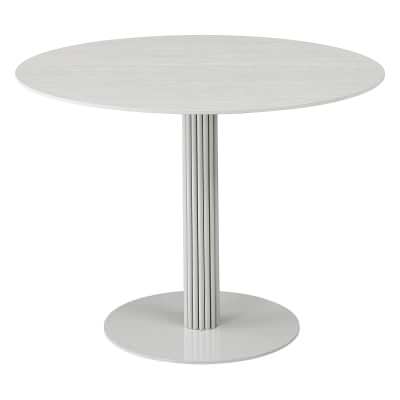 Amadeo Ceramic Top Round Dining Table, 110cm