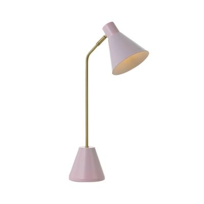 Ambia Metal Desk Lamp, Pink