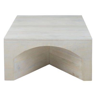Amalfi Arch Mango Wood Square Coffee Table, 90cm