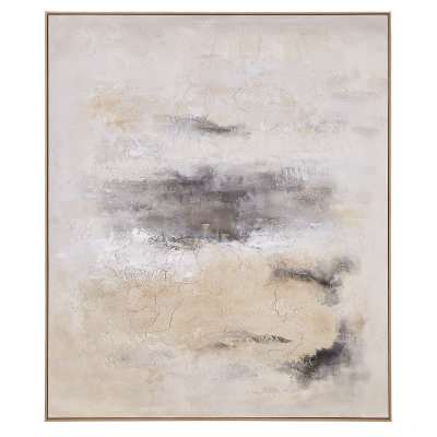 Amalfi Cattoni II Framed Hand Painted Abstract Canvas Wall Art, 118cm