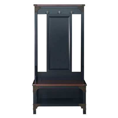 Meinfried Wooden Hallway Stand, Antique Black