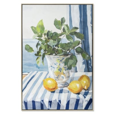 Belline Framed Enhanced Canvas Wall Art Print, 90cm