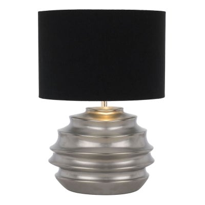 Aras Ceramic Base Table, Silver
