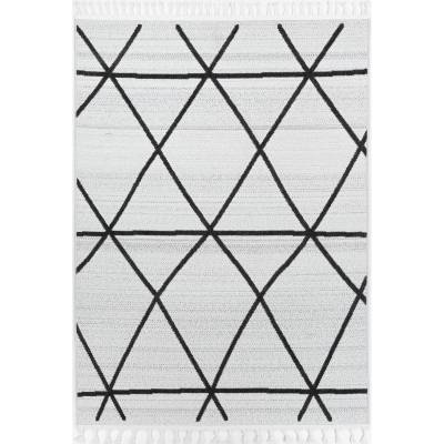 Ares Trojan Geometric Modern Rug, 400x300cm