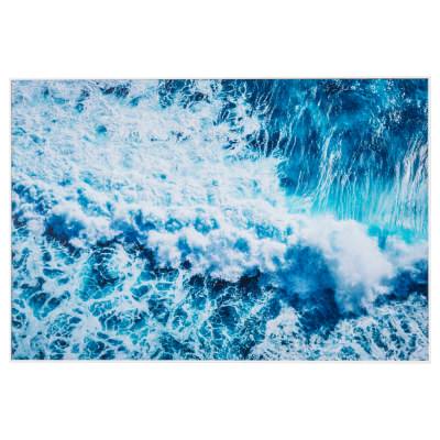 "Ocean Turbulence" Framed Canvas Wall Art, 90cm