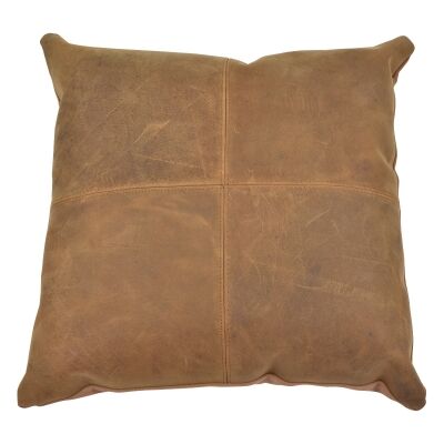 Napa Leather Scatter Cushion, Tan