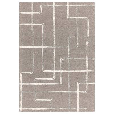 Asiatic Ada Hand Tufted Designer Wool Rug, 200x300cm, Grey