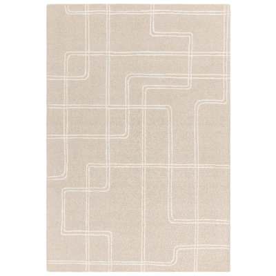 Asiatic Ada Hand Tufted Designer Wool Rug, 200x300cm, Sand