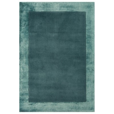 Asiatic Ascot Hand Woven Designer Wool Rug, 200x290cm, Aqua Blue