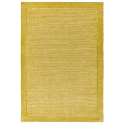 Asiatic York Hand Woven Designer Wool Rug, 200x290cm, Yellow