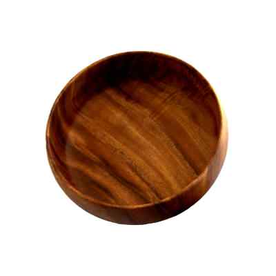 Darlin Acacia Timber Calabash Bowl, 25cm