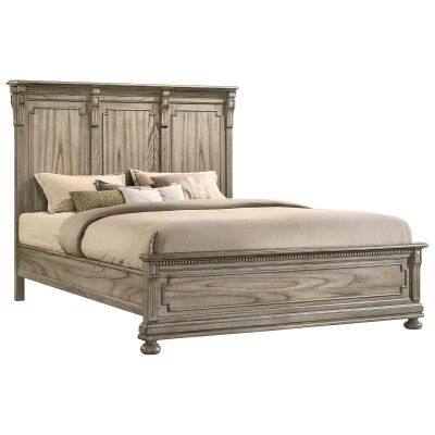 Stanwell Timber Bed, King, Provincial Grey