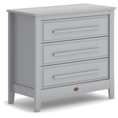 Boori Linear Wooden 3 Drawer Chest, Pebble Grey