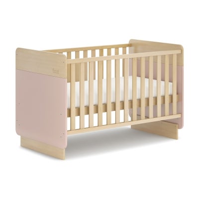 Boori Neat Wooden Convertible Cot Bed, Cherry / Almond