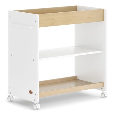 Boori Neat Wooden Changing Table, Barley White / Almond