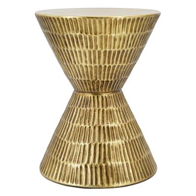 Tempo Hourglass Round Side Table