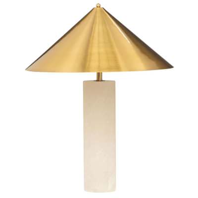 Stockholm Metal & Alabaster Stone Table Lamp