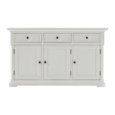 Provence Mahogany Timber 3 Door 3 Drawer Sideboard, 145cm