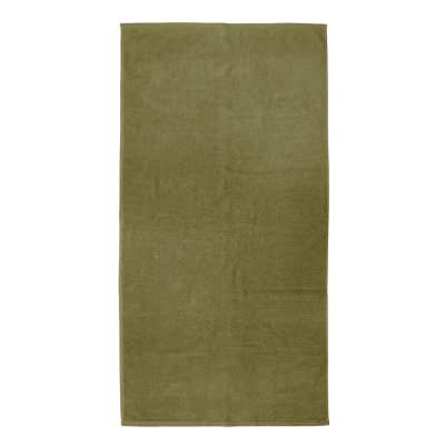Bambury Angove Cotton Bath Sheet, Olive