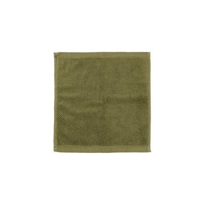 Bambury Angove Cotton Face Washer, Olive