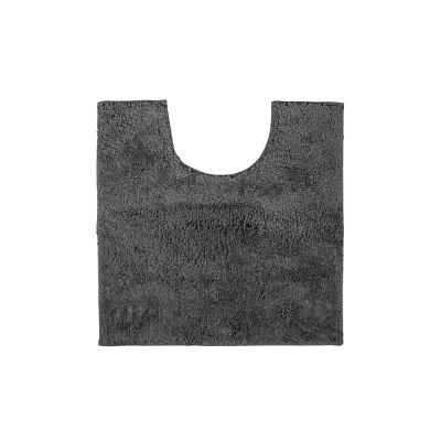 Bambury Microplush Contour Bath Mat, Pewter