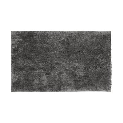 Bambury Microplush Bath Mat, 50x80cm, Pewter