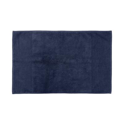 Bambury Elvire Cotton Bath Mat, Navy
