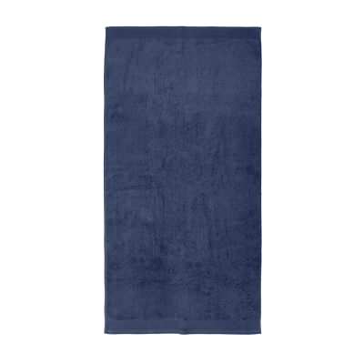 Bambury Elvire Cotton Bath Towel, Navy