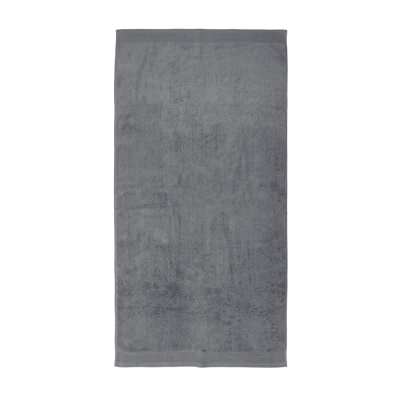Bambury Elvire Cotton Bath Towel, Pewter