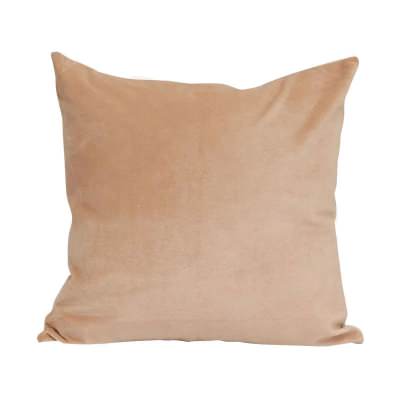 Loches Cotton Velvet Scatter Cushion, Blush