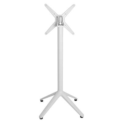 Apollo Commercial Grade Aluminium Indoor / Outdoor Folding Bar Table Base, White