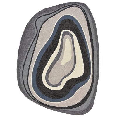 Brink & Campman Aura Indoor / Outdoor Designer Rug, 200x140cm, Grey