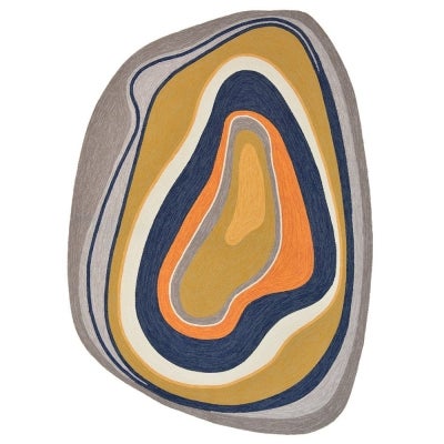 Brink & Campman Aura Indoor / Outdoor Designer Rug, 200x140cm, Ochre