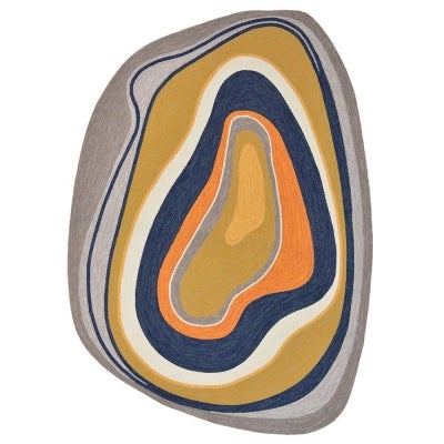 Brink & Campman Aura Indoor / Outdoor Designer Rug, 280x200cm, Ochre
