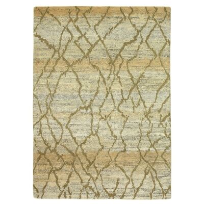 Brink & Campman Himali Diamond Hand Knotted Wool Rug, 240x170cm, Beige
