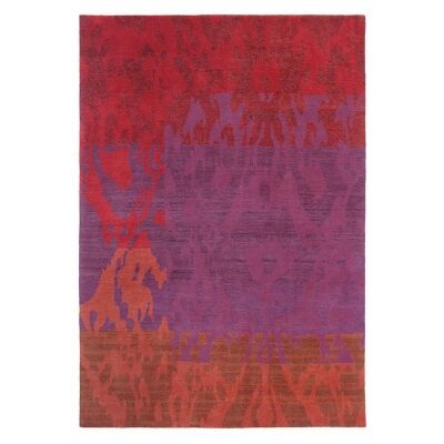 Brink & Campman Himali Charm Hand Knotted Wool Rug, 240x170cm, Berry