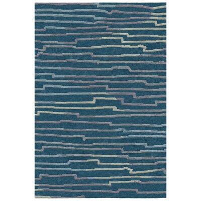 Brink & Campman Kodari Graph Hand Knotted Wool Rug, 240x170cm, Slate