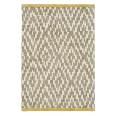 Scion Uteki Slate Hand Tufted Designer Wool Rug, 180x120cm